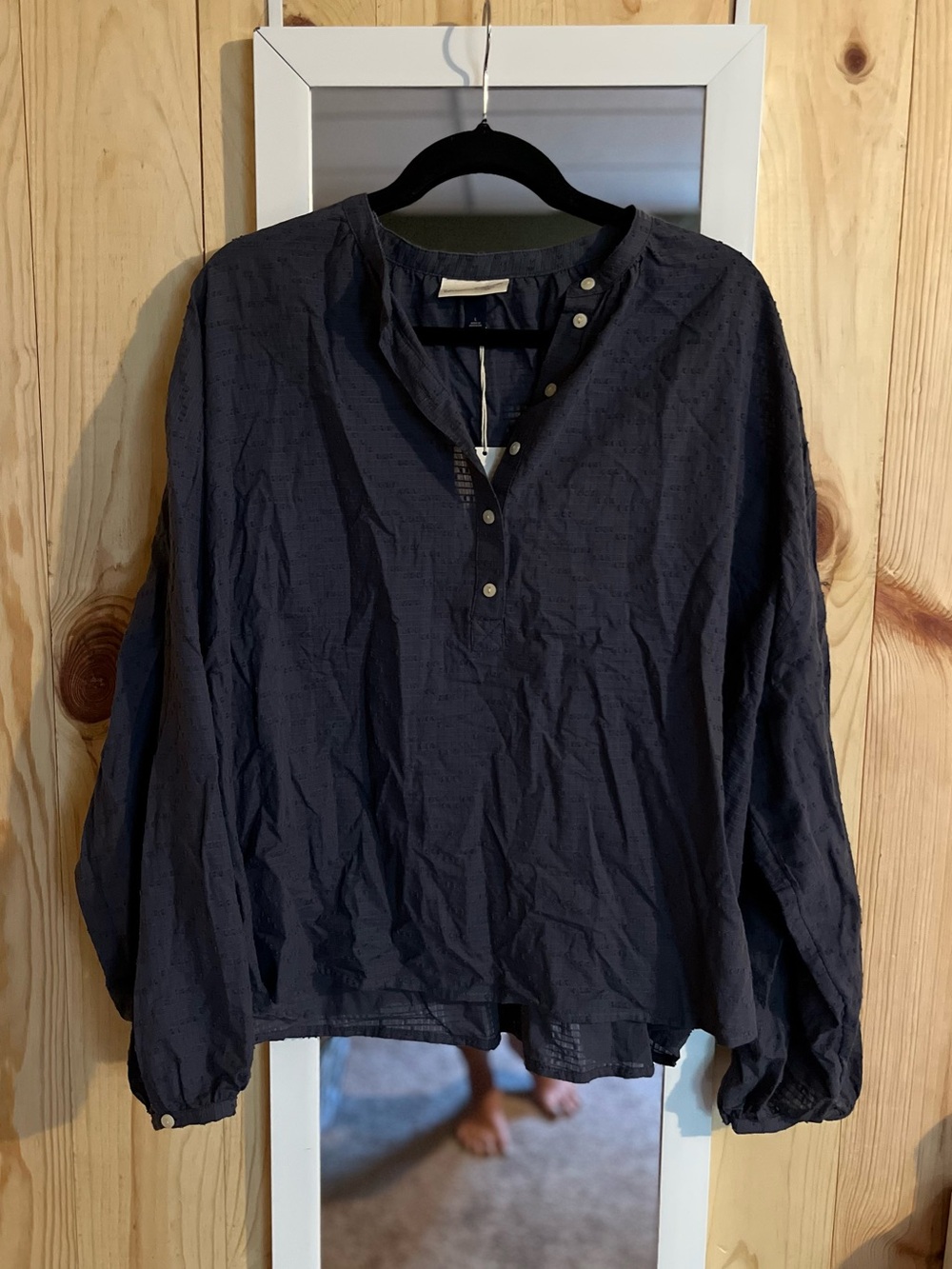 Universal Thread Textured Cotton Blouse NWT